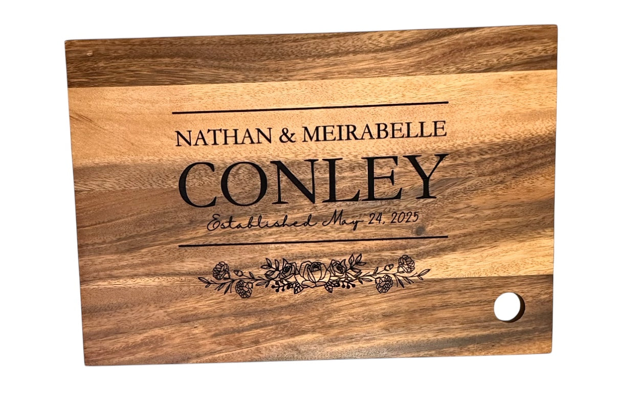 Custom Engraved Cutting Board