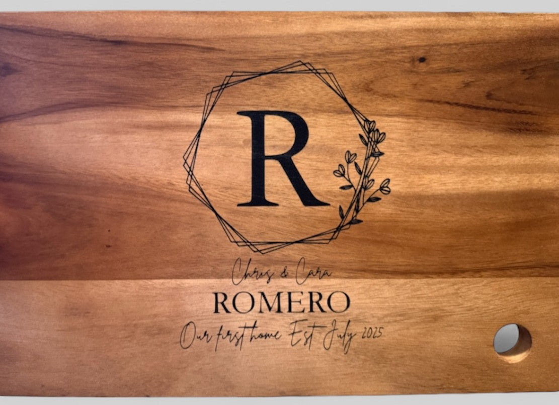 Custom Engraved Cutting Board